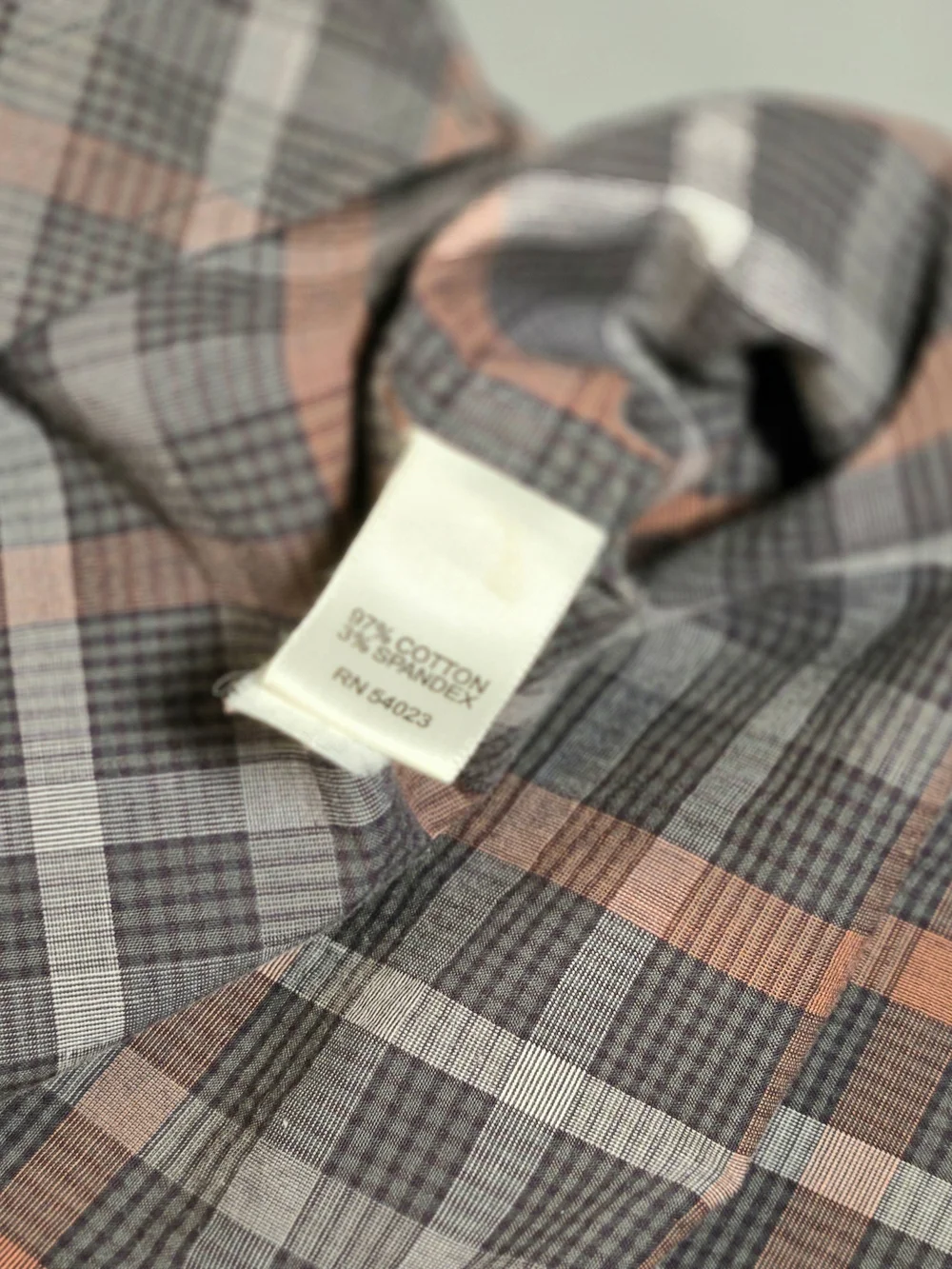 Banana Republic Men's Western Pearl Snap Shirt M 15-15½ Burnt Orange Plaid